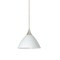 Besa Lighting Domi Cord Pendant, White, Satin Nickel Finish, 1x50W Halogen 1XT-174307-SN - alternate 1